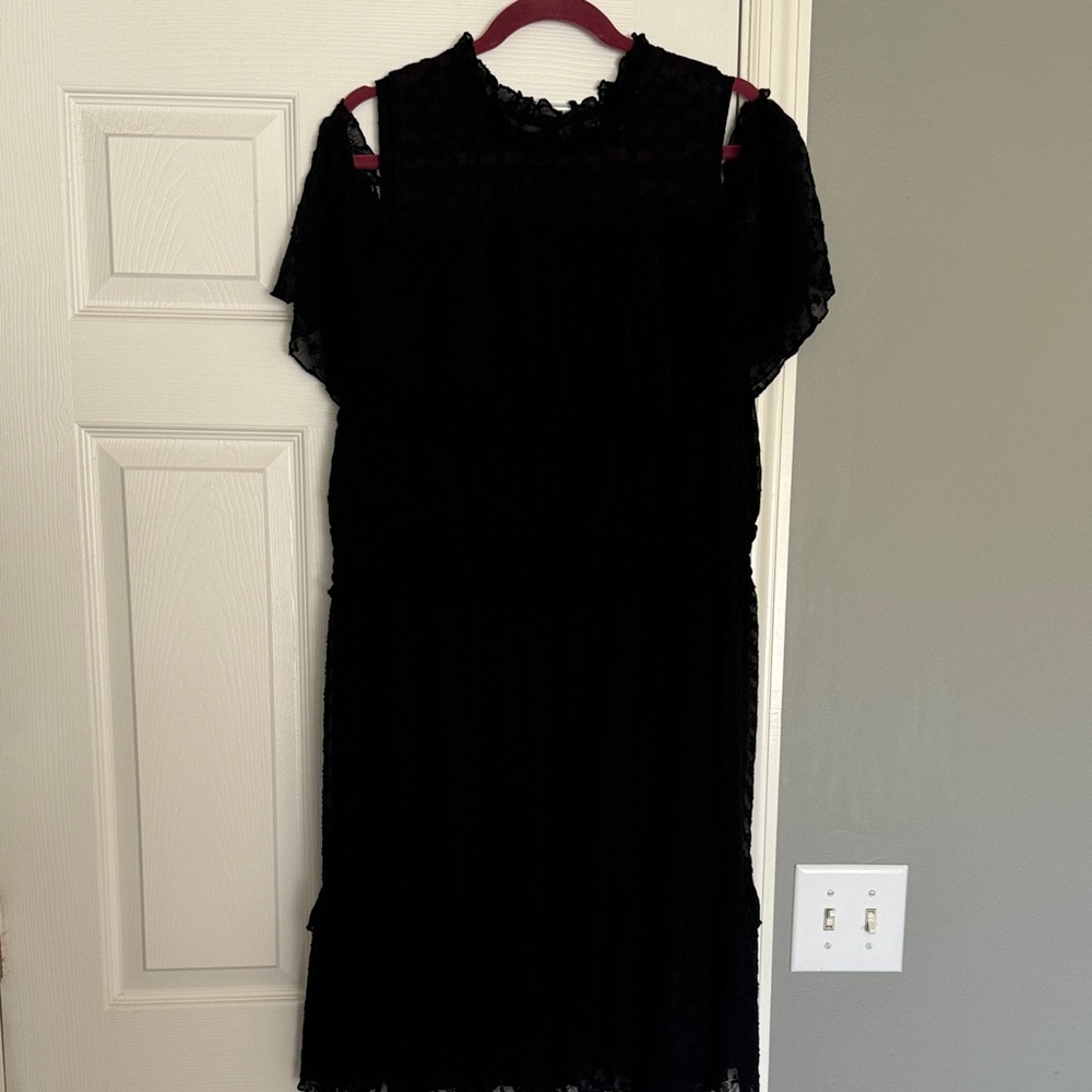 Elegant Black Lace Dress